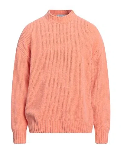 Bonsai Man Sweater Salmon Pink Size M Cotton, Polyamide