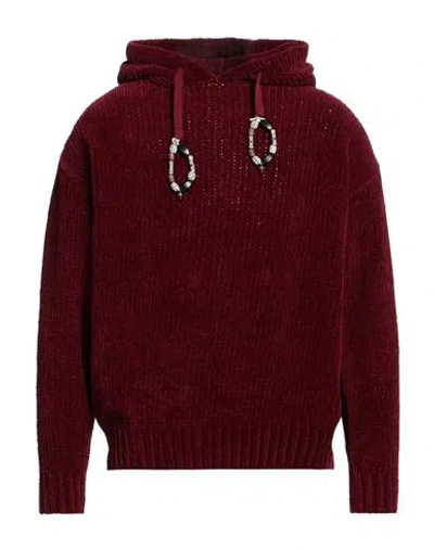 Bonsai Man Sweatshirt Burgundy Size S Cotton In Red