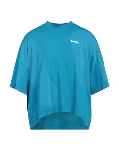 Bonsai Man T-shirt Azure Size L Cotton In Blue