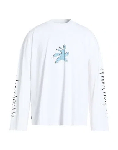 Bonsai Man T-shirt White Size L Cotton