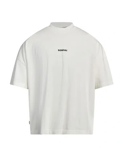Bonsai Man T-shirt White Size S Cotton In Bianco