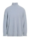 Bonsai Man Turtleneck Light Blue Size M Alpaca Wool, Polyamide, Cotton, Modal, Elastane