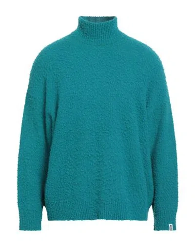 Bonsai Man Turtleneck Turquoise Size S Alpaca Wool, Polyamide, Cotton, Modal, Elastane