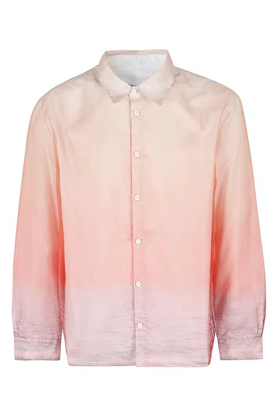 Bonsai Ombre Effect Button Down Shirt In Sunset Sunset