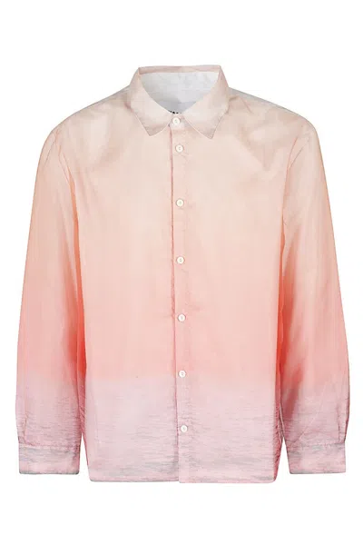 Bonsai Ombre Effect Button Down Shirt In Pink