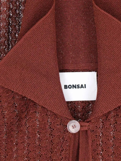 Bonsai Openwork Sweater In Glzgin Glazed Ginger