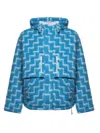 Bonsai Oversized Fish Jacket In Blue
