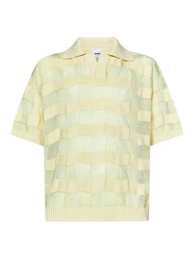 Bonsai Pastel Yellow Oversized Polo Shirt