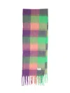 Bonsai Patterned Polyester Scarf For Men In Multicolour