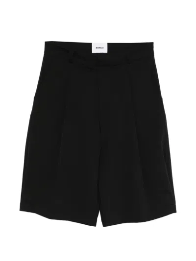 Bonsai Pleated Shorts In Black