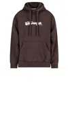 Bonsai Relaxed Fit Hoodie Sweater With Front Kangaroo Pocket In Brown