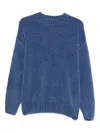 Bonsai Ribbed Sweater In Blue