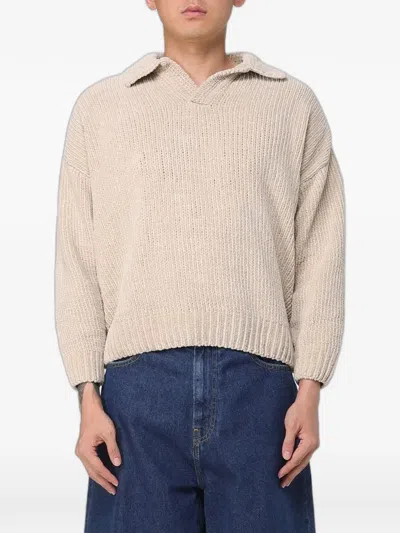 Bonsai Ribbed-knit Sweater In Neutral