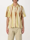 Bonsai Abstract-print Shirt In Beige