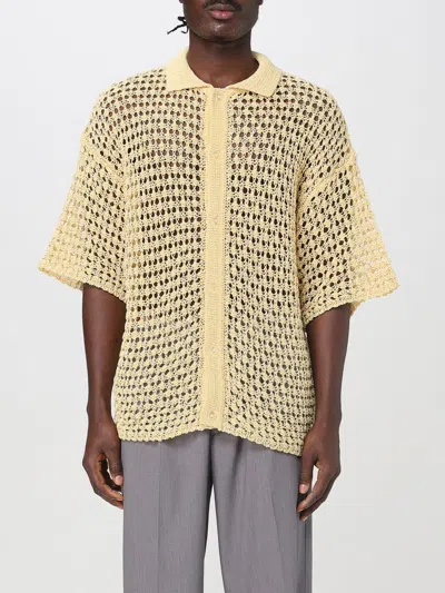 BONSAI SHIRT BONSAI MEN COLOR YELLOW,421848003