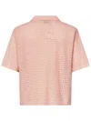 Bonsai Short-sleeved Knit Shirt In Pink