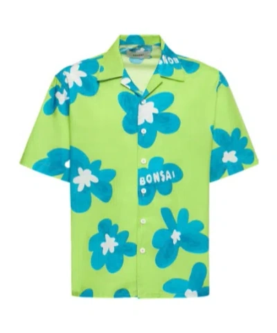 Bonsai Short-sleeved Shirt In Green