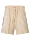 Bonsai Branding Deck Shorts In Beige