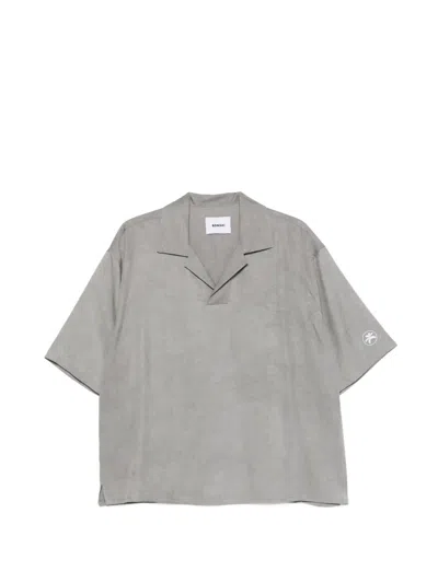 Bonsai Short-sleeve Polo Shirt In Gray