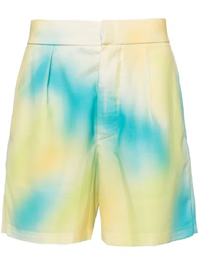 Bonsai Spray Dyed Loose Short In Yellow