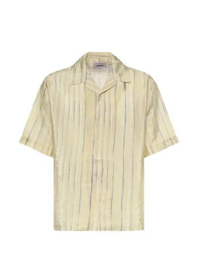 Bonsai Striped Shirt In Yellow