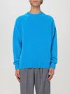 Bonsai Chenille Crew-neck Sweater In Hellblau