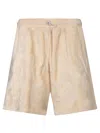 BONSAI TERRY BEIGE BERMUDA SHORTS