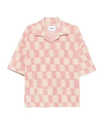 Bonsai Terry-cloth T-shirt In Beige Pink