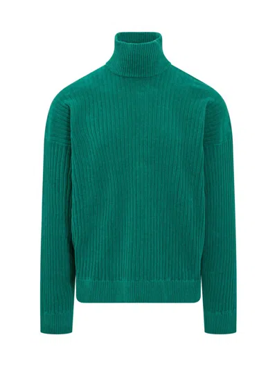 Bonsai Turtleneck Sweater In Green