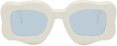 Bonsai White Happy Sunglasses