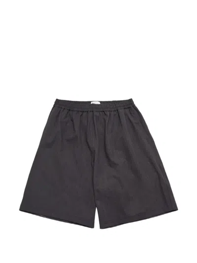 Bonsai Wide-leg Track Shorts In Black