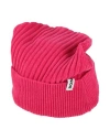 Bonsai Ribbed Beanie Hat In Pink