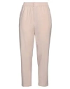 Bonsai Woman Pants Light Pink Size L Polyester, Virgin Wool, Elastane In Pink