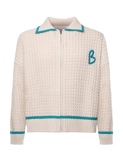 Bonsai Zip-up Knitted Jacket In Neutral