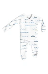 Bonsie Kids' Baby Skin To Skin Footie In Sharkie