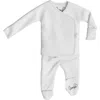 Bonsie Baby Kids'  Skin To Skin Girl Or Boy, Footie In Milk