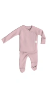 Bonsie Baby Kids'  Skin To Skin Girl Or Boy, Footie In Pink