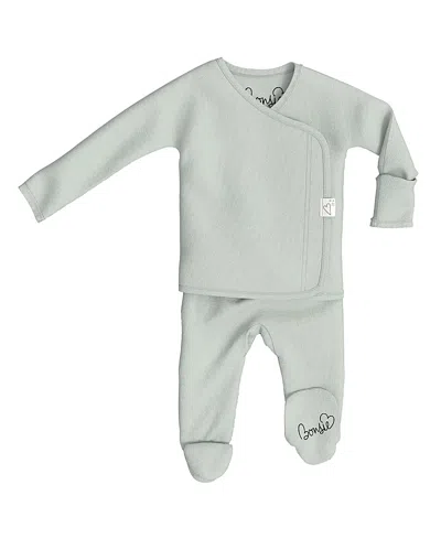 Bonsie Baby Unisex Skin To Skin Footie - Baby In Avocado