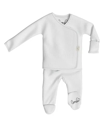 Bonsie Baby Unisex Skin To Skin Footie - Baby In Milk