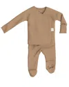 Bonsie Baby Unisex Skin To Skin Footie - Baby In Mocha