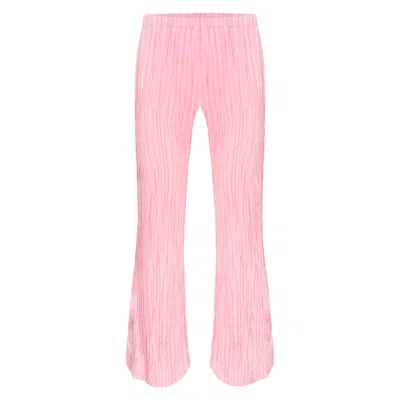 Bontemps Women's Pink / Purple The Belén High Waist Demi Flare - Matte Pink In Pink/purple