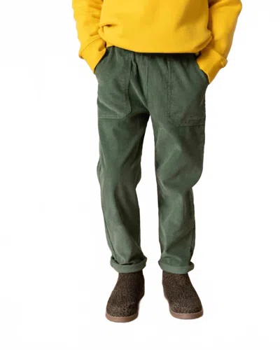 Bonton Kids' Batcha Corduroy Trouser In Greenpeace