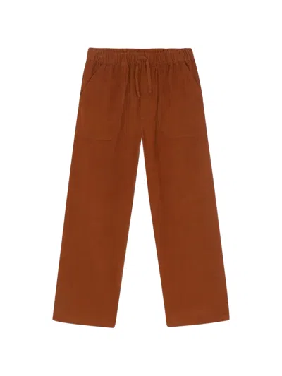 Bonton Kids' Datcha Corduroy Trousers In Brown