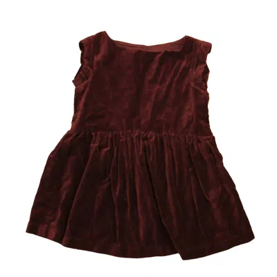 Bonton Kids' Girls Burgundy Dress