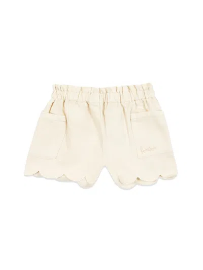Bonton Girls' Mini Shorts In Powder