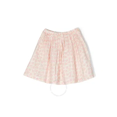 Bonton Kids'  Girls Multicolor Jupe Airy Coeur Skirt In Pink