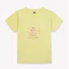 Bonton Girls Organic Cotton Tubo T-shirt In Yellow