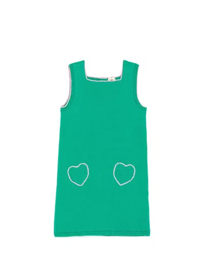 Bonton Kids' Lanzadress Dress In Green