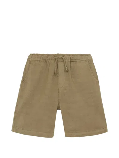 Bonton Kids' Lyon Drawstring-waist Shorts In Green