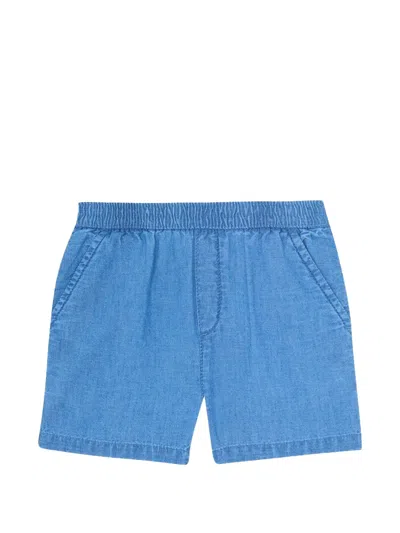 Bonton Babies' Lyon Logo-patch Casual Shorts In Blue